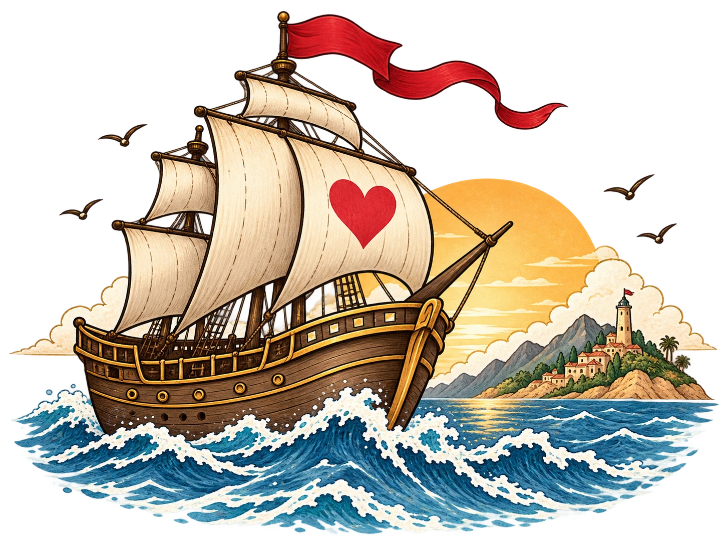 Ilustrasi kapal