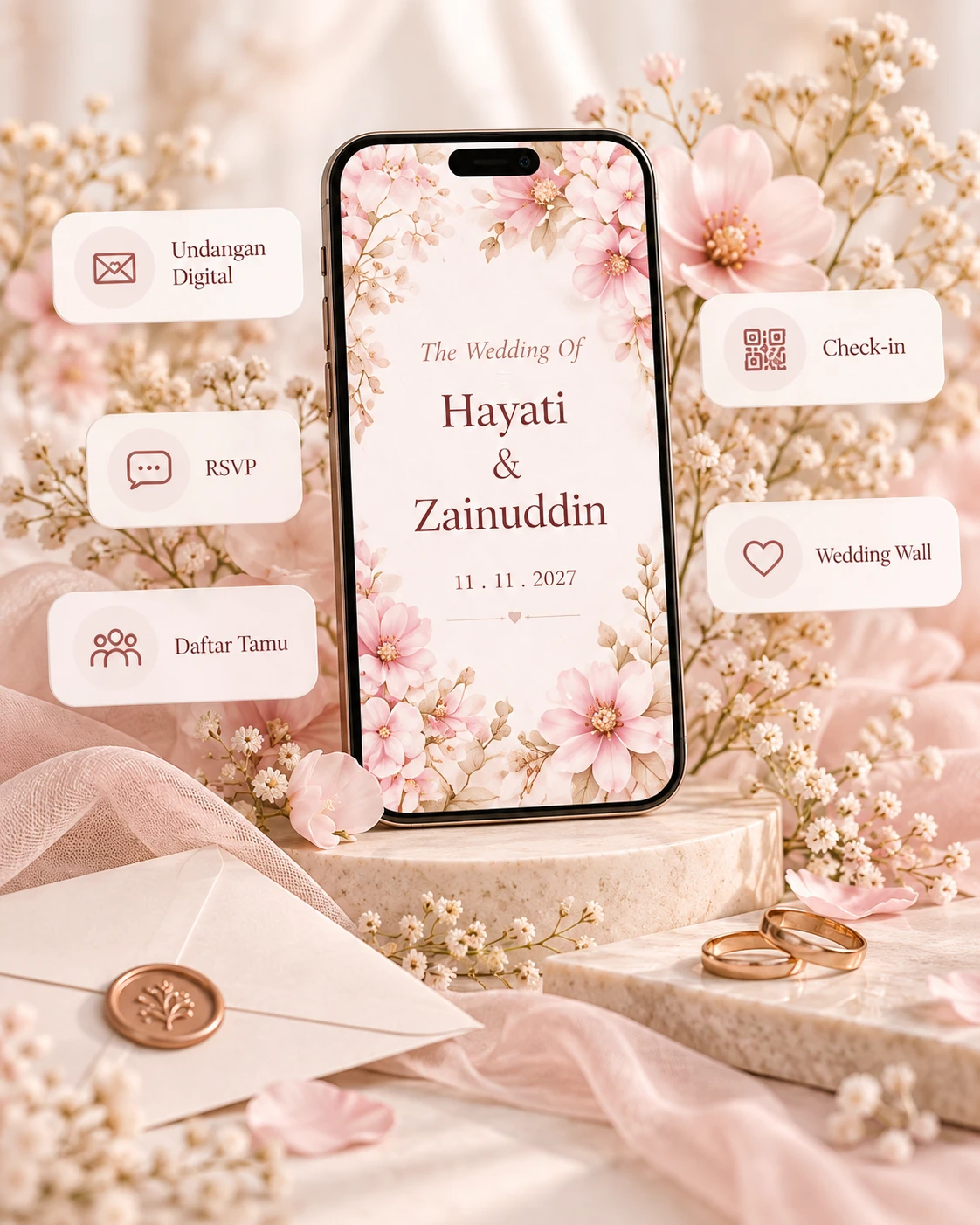 Preview undangan digital AlovaStory